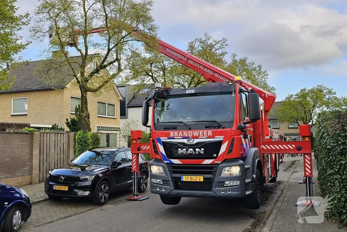 Brandweer ingezet bij brand in schoorsteen