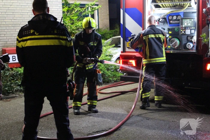 Brand op balkon snel geblust