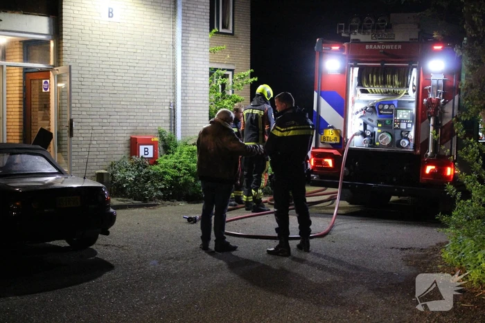 Brand op balkon snel geblust