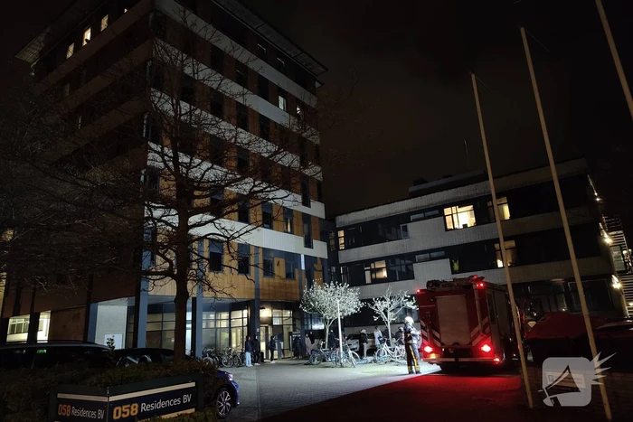 Leeggespoten poederblusser wordt aangezien voor brand