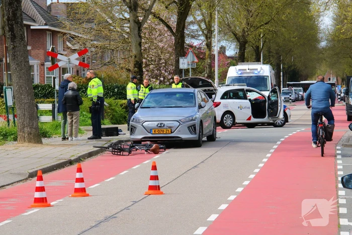 Fietser gewond bij aanrijding