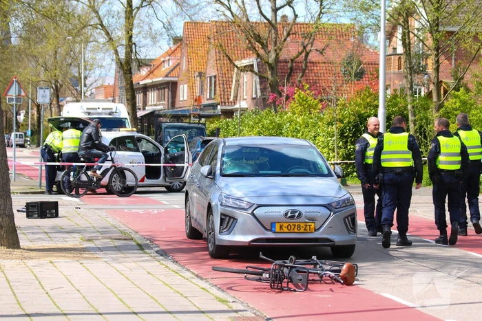 Fietser gewond bij aanrijding