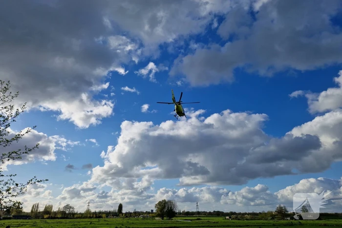 Traumahelikopter ingezet voor incident