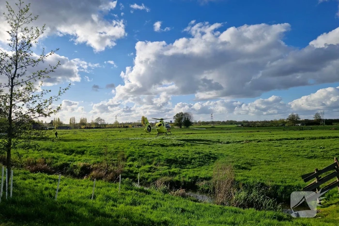 Traumahelikopter ingezet voor incident