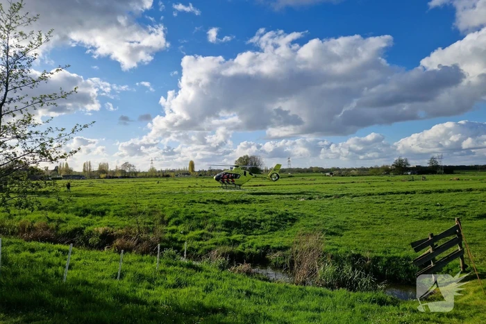 Traumahelikopter ingezet voor incident