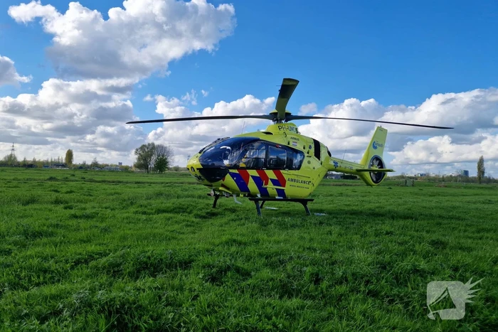 Traumahelikopter ingezet voor incident