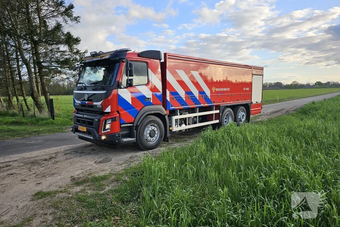 Flinke brand in schuur