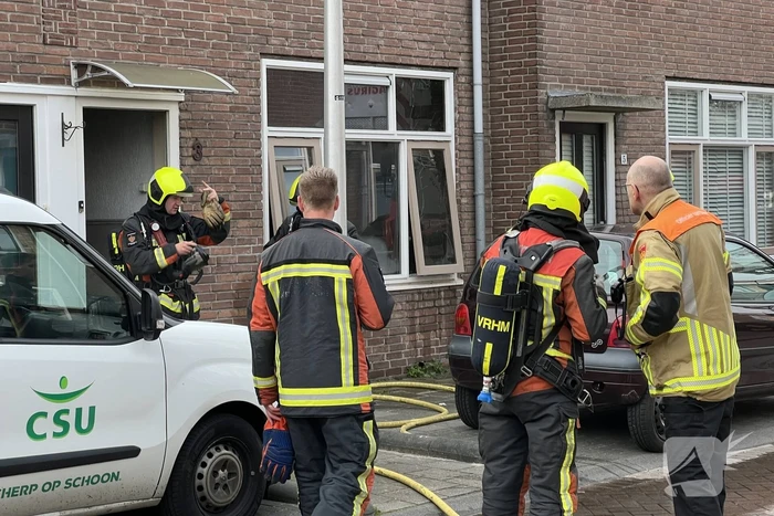 Woning flink beschadigd door brand