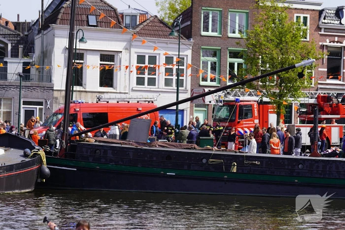 Brand in machinekamer van boot geblust