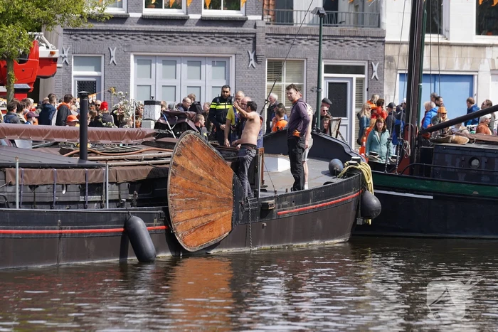 Brand in machinekamer van boot geblust