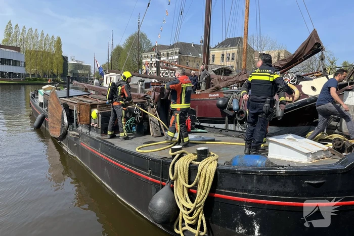 Brand in machinekamer van boot geblust
