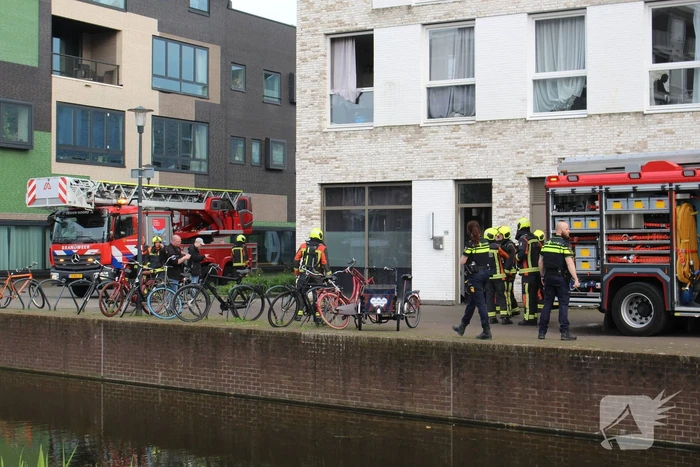 Schade aan woning na brand in toilet