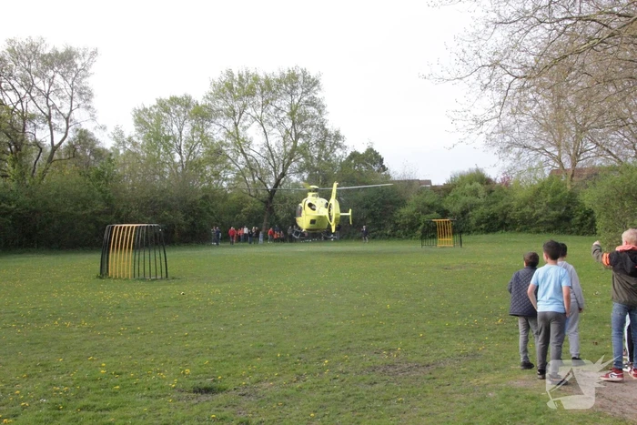 Traumahelikopter ingezet bij medische noodsituatie