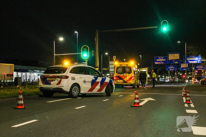 Aanhouding na aanrijding op kruising