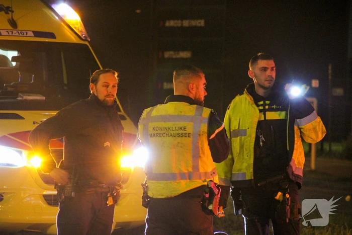 Aanhouding na aanrijding op kruising