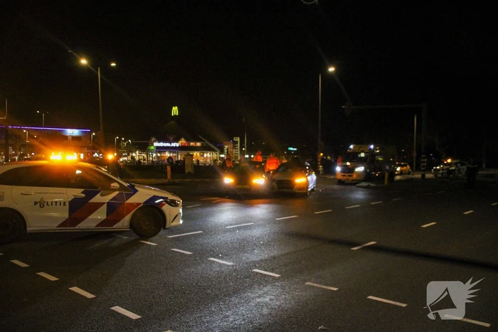Aanhouding na aanrijding op kruising