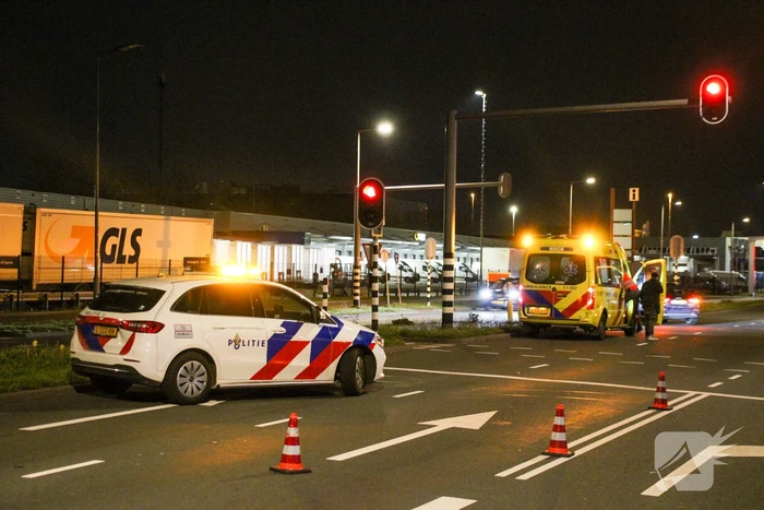 Aanhouding na aanrijding op kruising