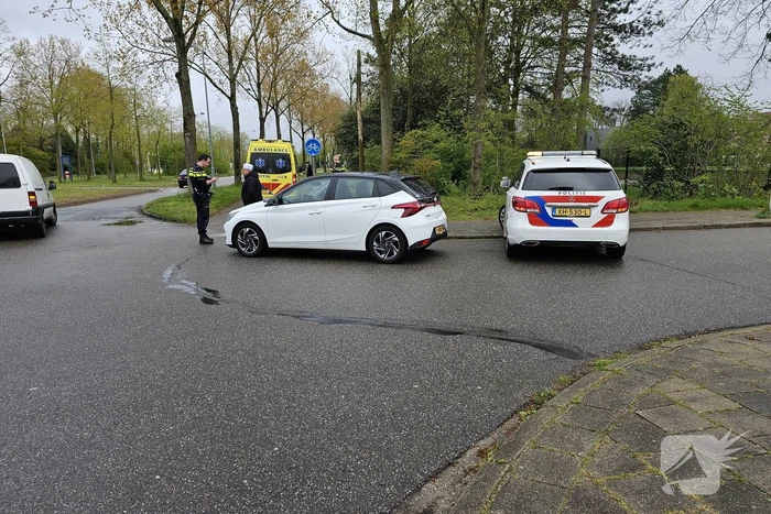 Fietser gewond bij botsing met automobilist