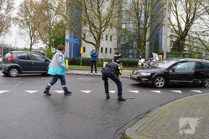 Flinke schade bij botsing op kruising
