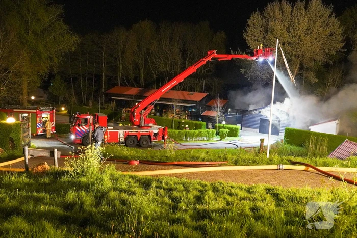 Grote brand bij vergader evenementen