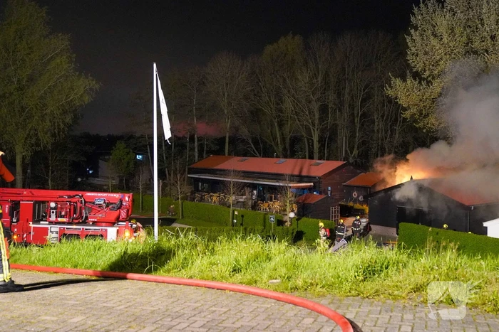 Grote brand bij vergader evenementen