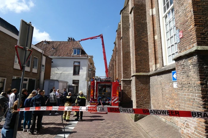 Woningbrand in binnenstad snel onder controle