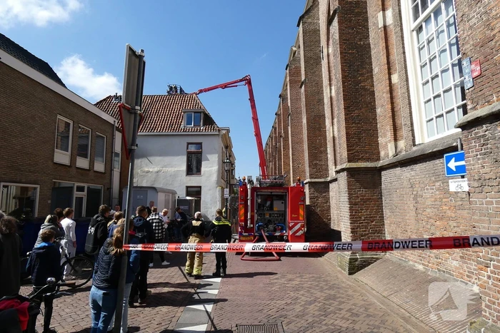 Woningbrand in binnenstad snel onder controle