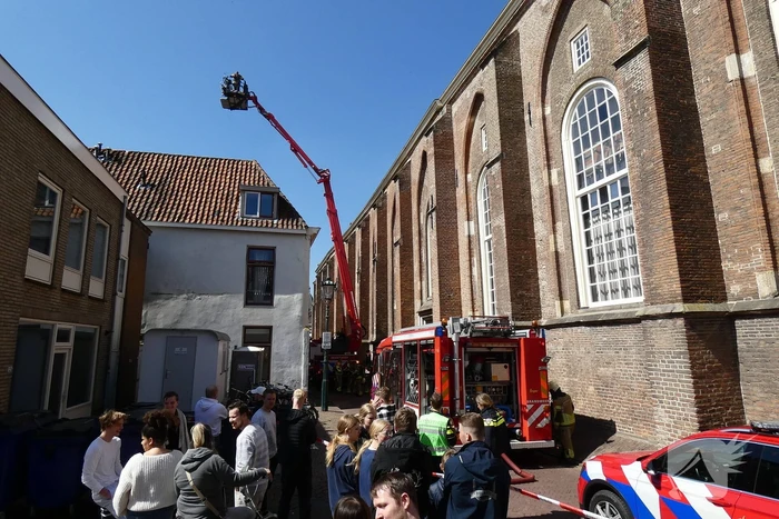 Woningbrand in binnenstad snel onder controle