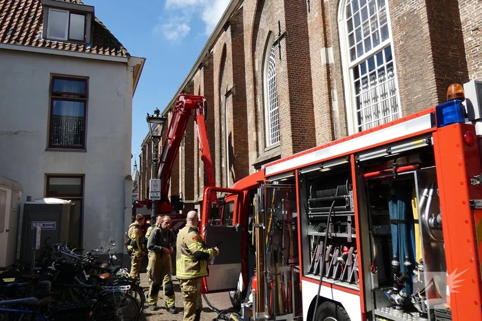 Woningbrand in binnenstad snel onder controle