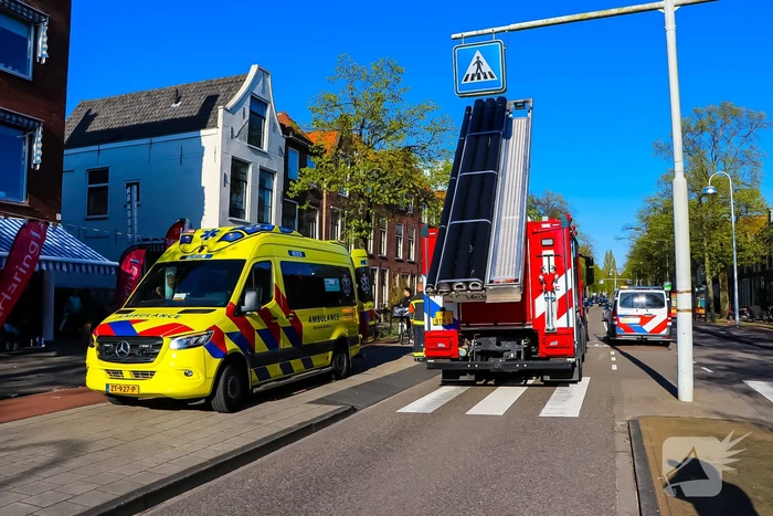 Persoon valt van trap en raakt gewond