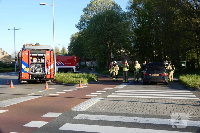 Brandweer ingezet voor mogelijke autobrand