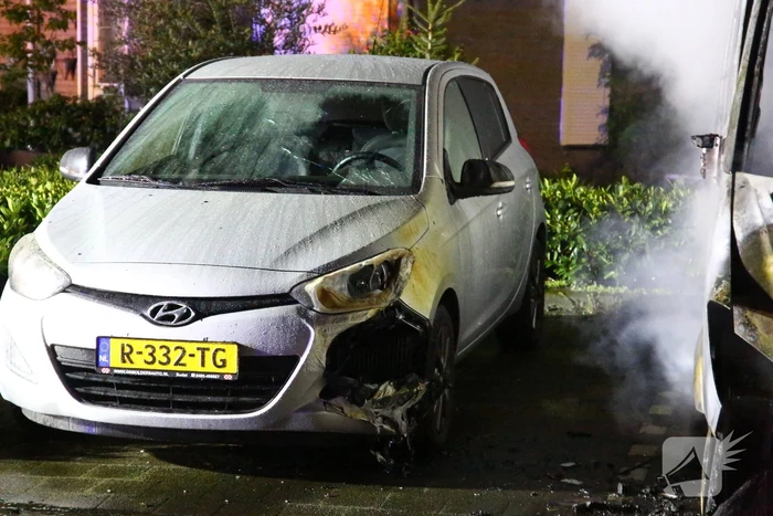Bestelbus verwoest door brand