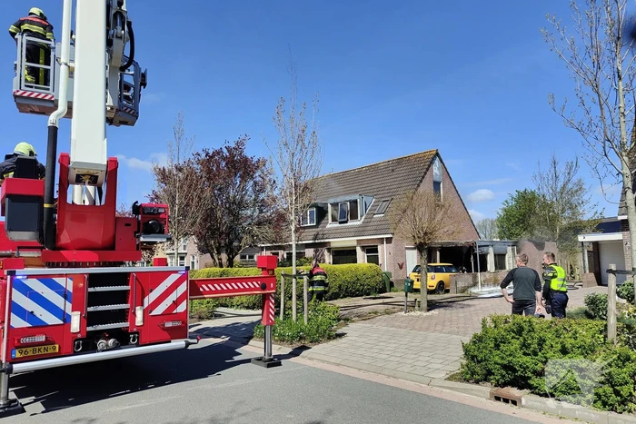 Een persoon gewond bij woningbrand