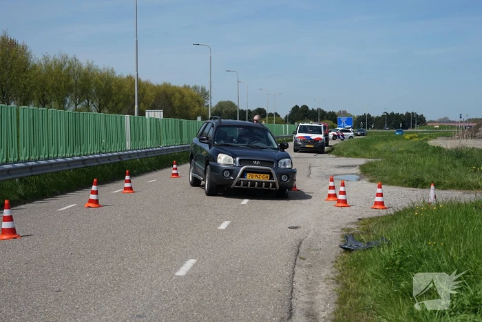 Motorrijder gewond bij aanrijding met auto