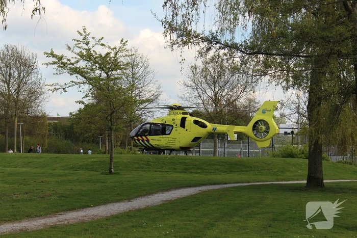 Inzet traumahelikopter trekt veel bekijks