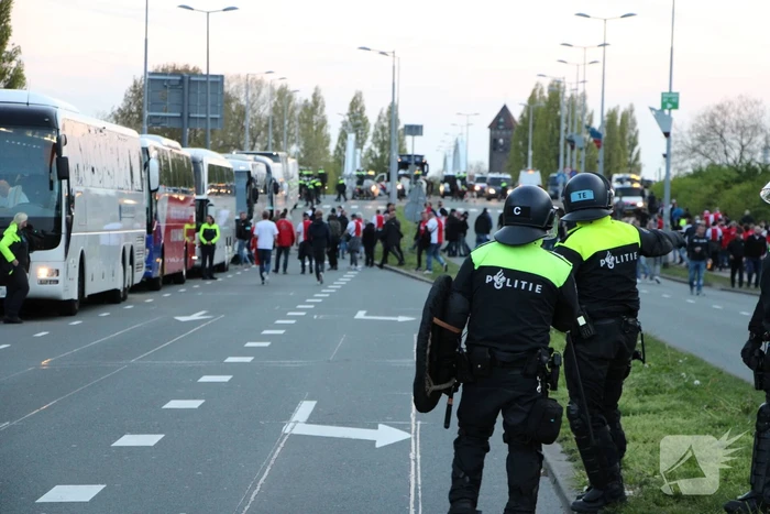 Politie massaal ingezet bij uitloop van bekerfinale