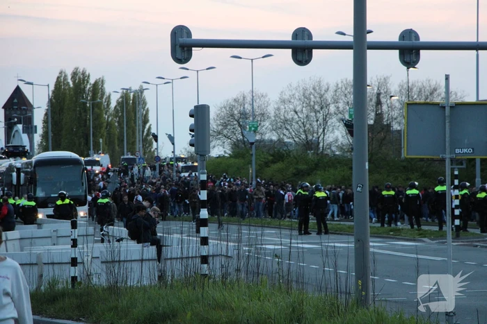 Politie massaal ingezet bij uitloop van bekerfinale
