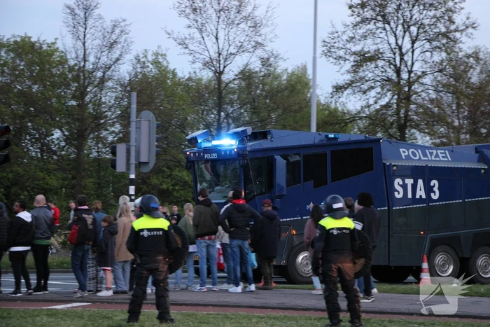 Politie massaal ingezet bij uitloop van bekerfinale