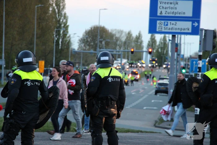 Politie massaal ingezet bij uitloop van bekerfinale