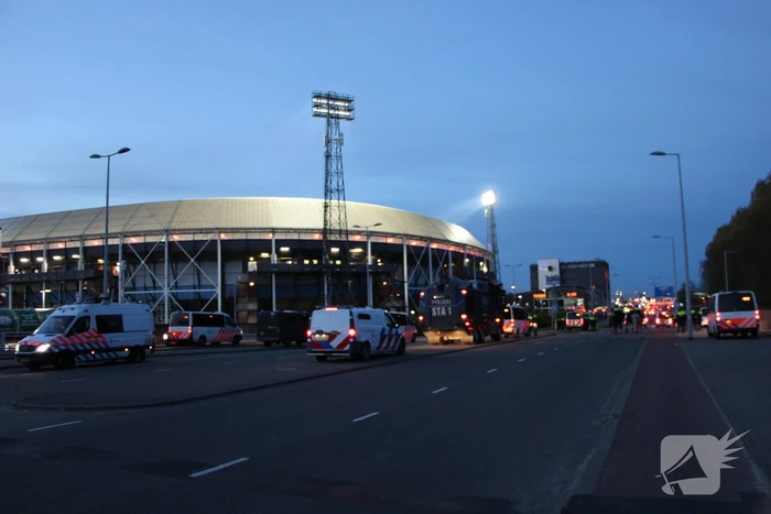 Politie massaal ingezet bij uitloop van bekerfinale