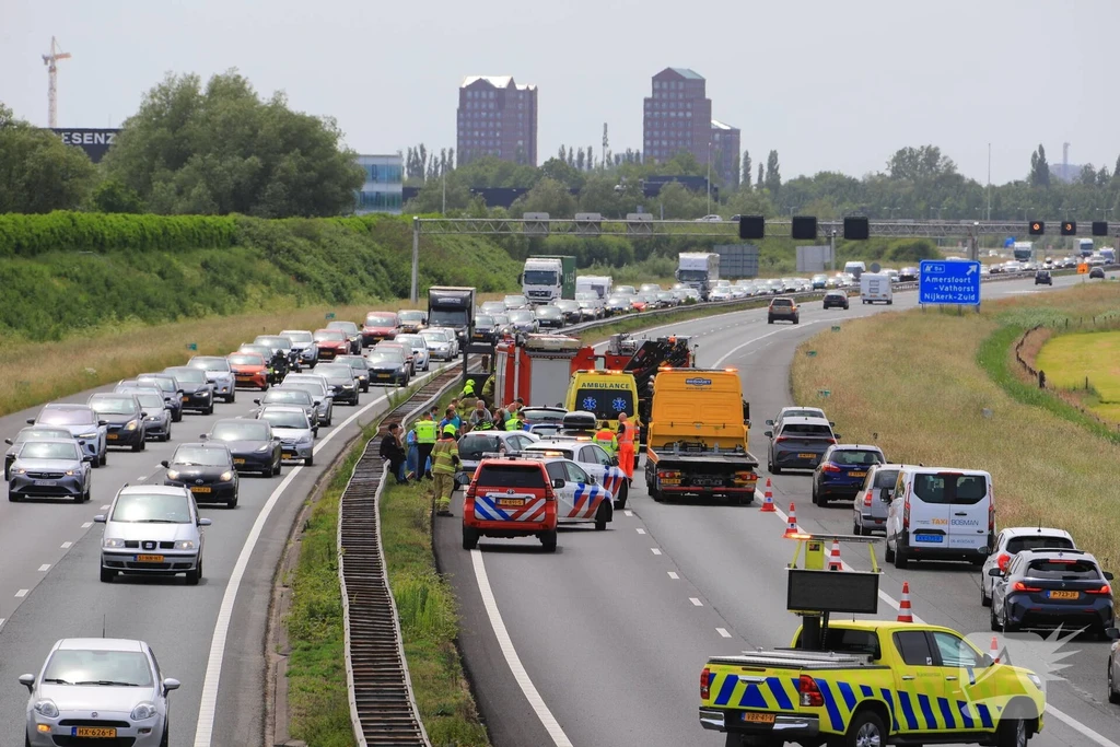 Rijksweg A28 112 melding Nijkerk 