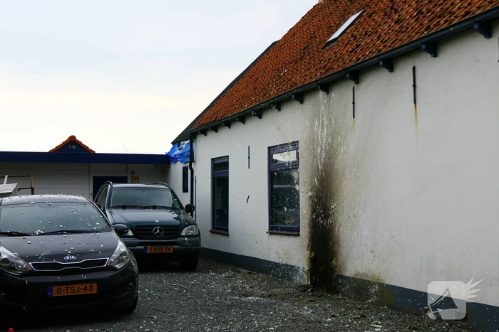 Explosief gaat af in tuin woning