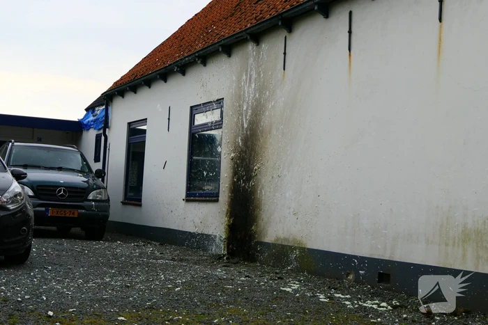 Explosief gaat af in tuin woning