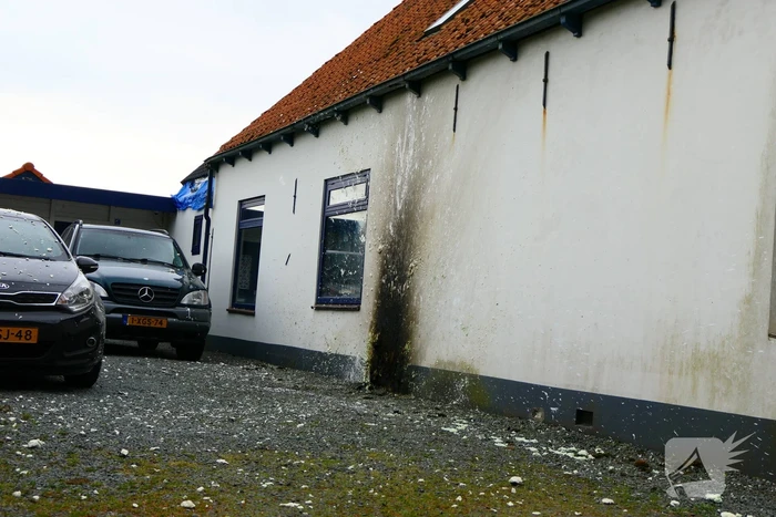 Explosief gaat af in tuin woning
