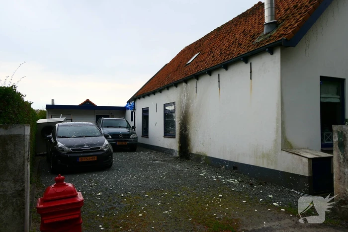 Explosief gaat af in tuin woning