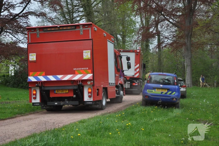 Brand in monumentaal parkbos De Braak