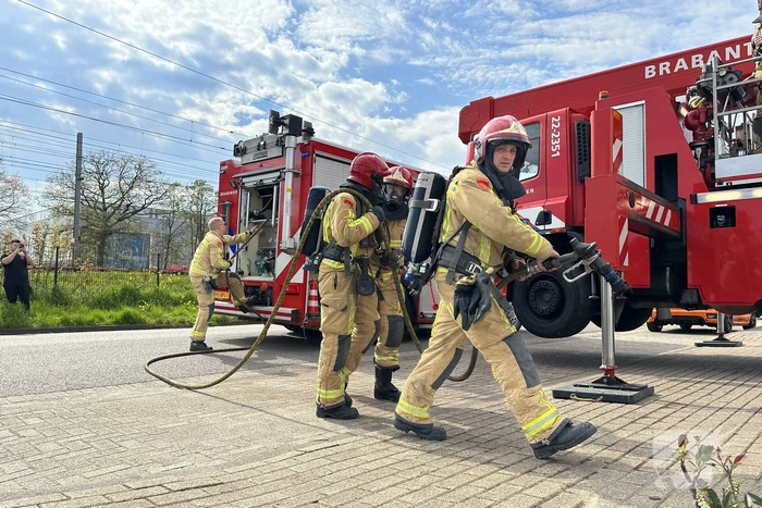 Brand bij keramiek fabrikant