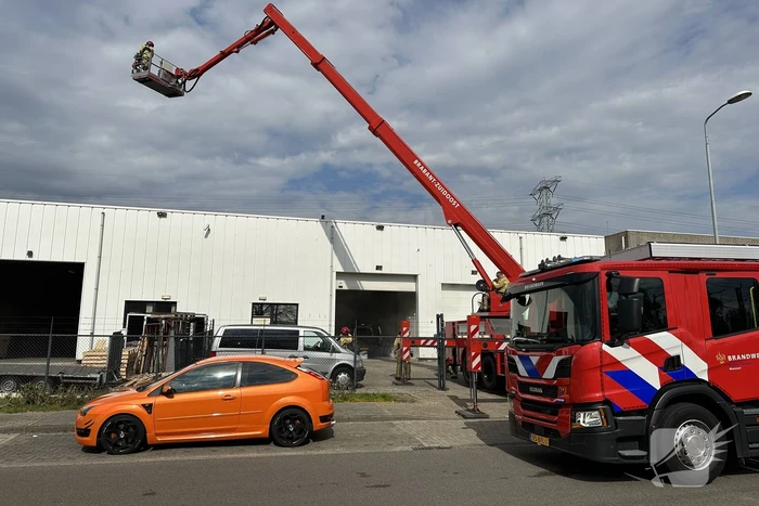 Brand bij keramiek fabrikant
