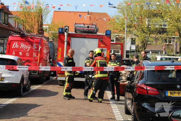 Straat afgesloten na gaslekkage