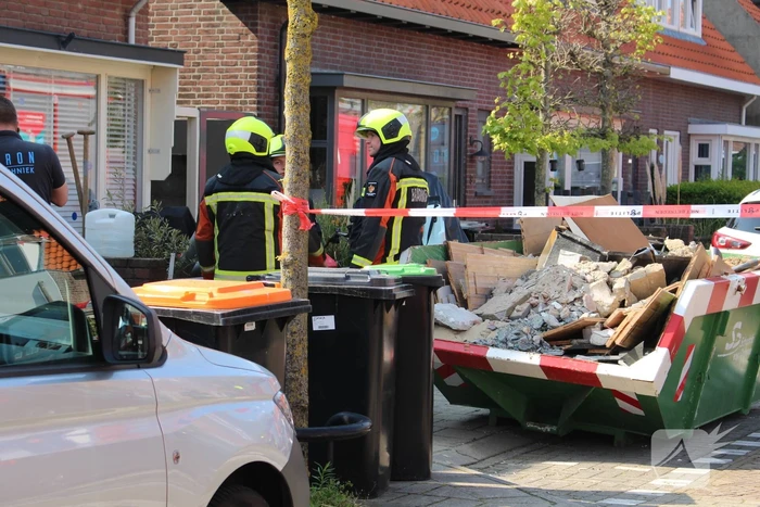 Straat afgesloten na gaslekkage